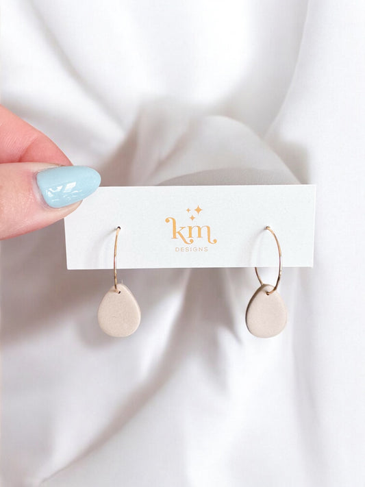 Teardrop Hoops