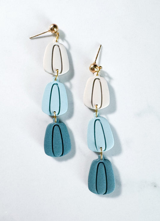 Stacked Pumpkin Dangles