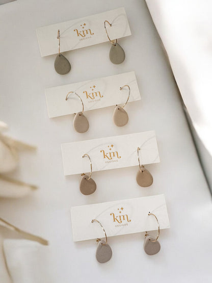 Teardrop Hoops