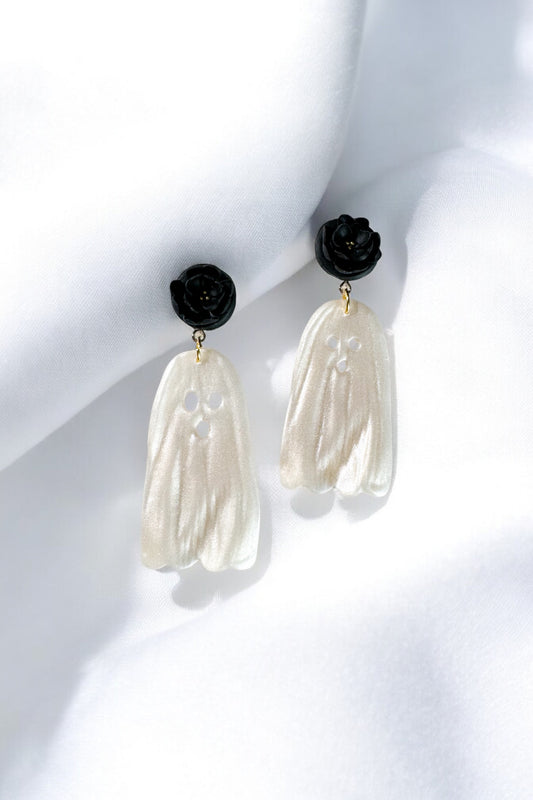 Pearl Ghost Dangles