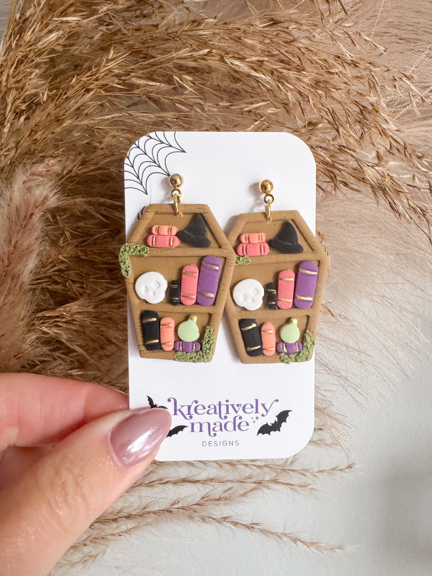 Coffin Bookshelf Dangles