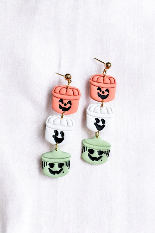 Halloween Buckets Dangles