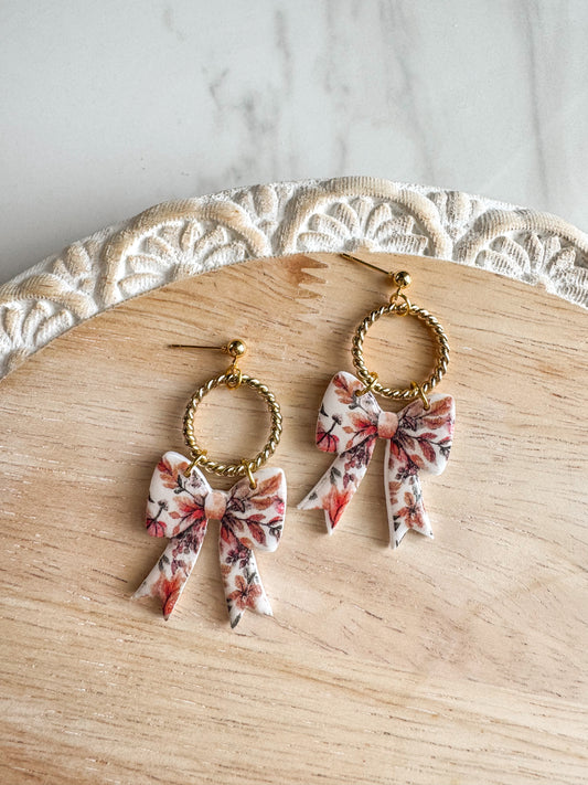 Fall Bow Dangles