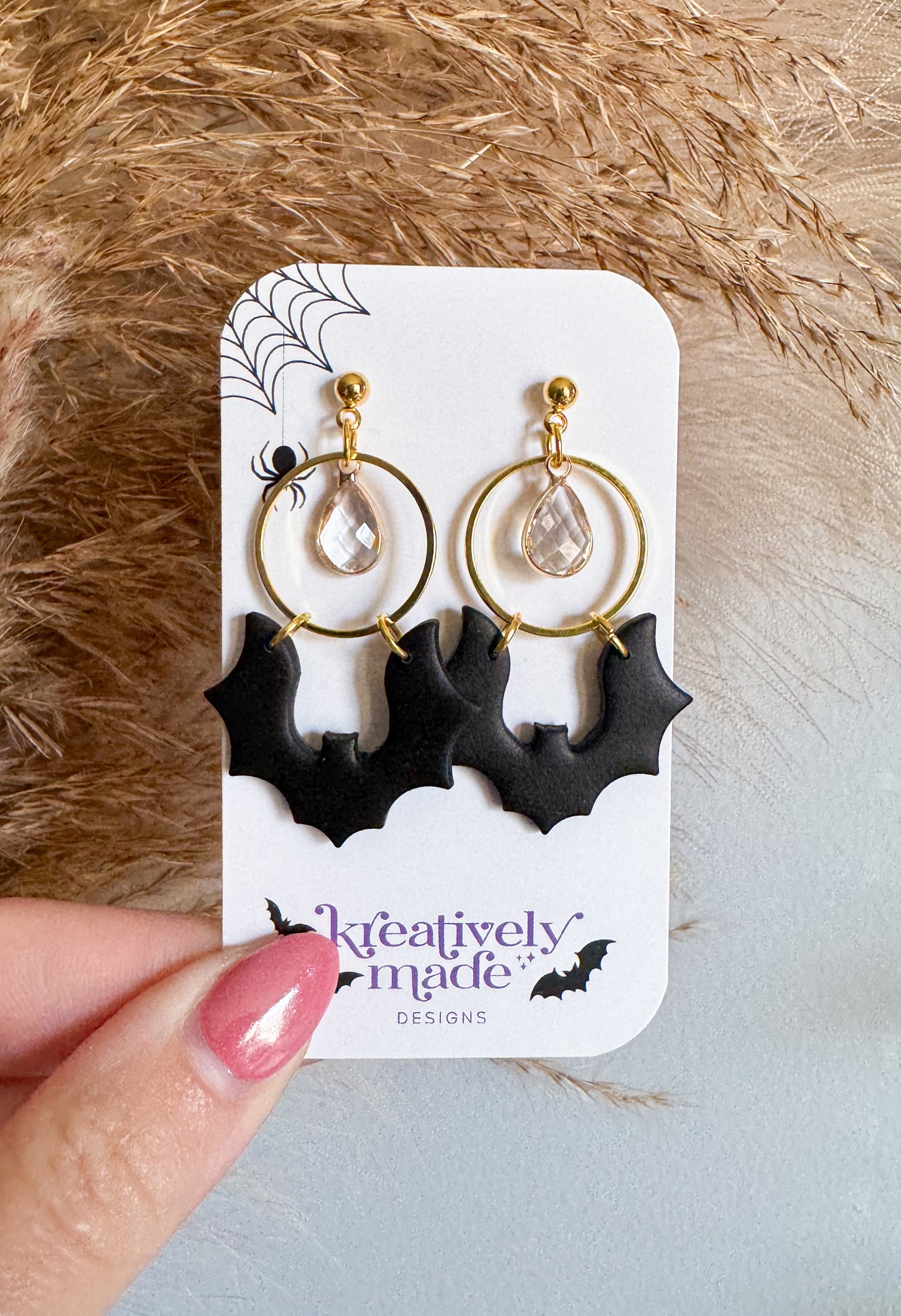 CZ Bat Dangles