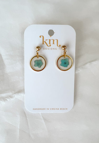 Mini Pressed Flower Dangles
